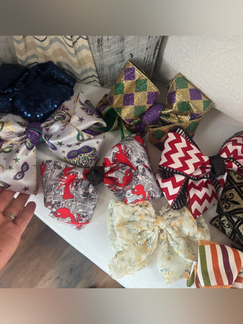 Lot of 13 Girls Boutique Bows
